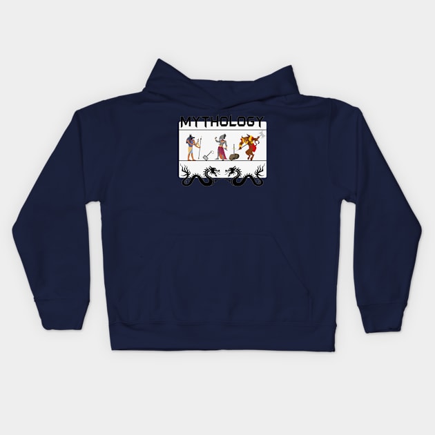 mythology Kids Hoodie by GilbertoMS